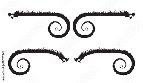 dragon page separator decoration