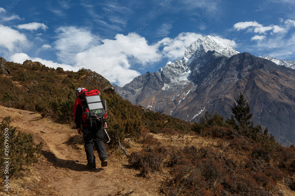 Nepal. On the way to Mount Everest. Namche Bazar. Trekking.