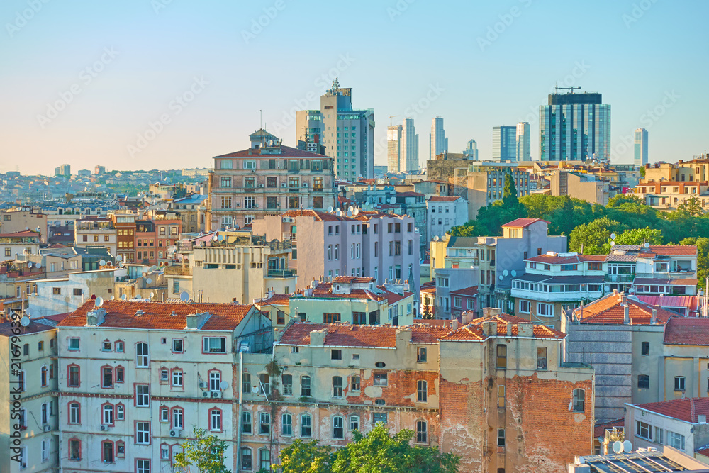 Fototapeta premium Galata district in Istanbul