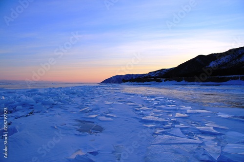 blue ice of Baikal