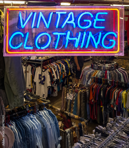 Photography Neon sign Vintage Clothing