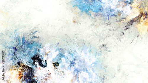 Bright artistic splashes. Abstract painting color texture. Modern futuristic ...