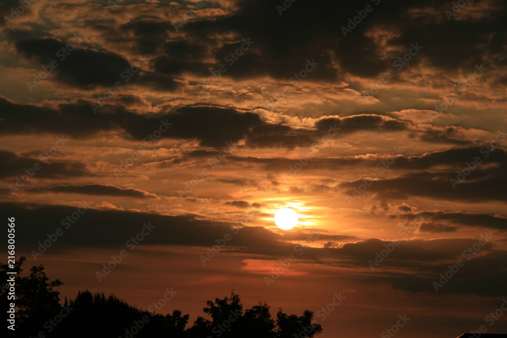 Sunset in Papendrecht