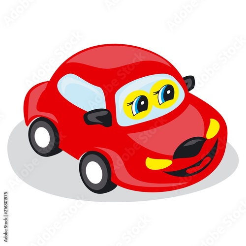 Vector cartoon car