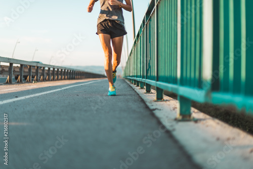 Female runners legs