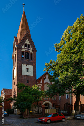 Denkmalgeschützte katholische Kirche St. Eduard in Berlin-Neukölln photo