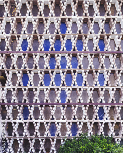 Magen David pattern wall