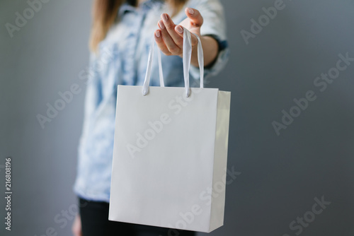 Paper bag mockup