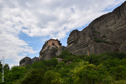 The Meteora is a rock formation in central Greece hosting one of the largest and most precipitously built complexes of Eastern Orthodox monasteries. It is included on the UNESCO World Heritage List.
