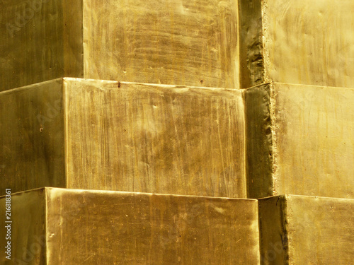 gold of pagoda texture photo