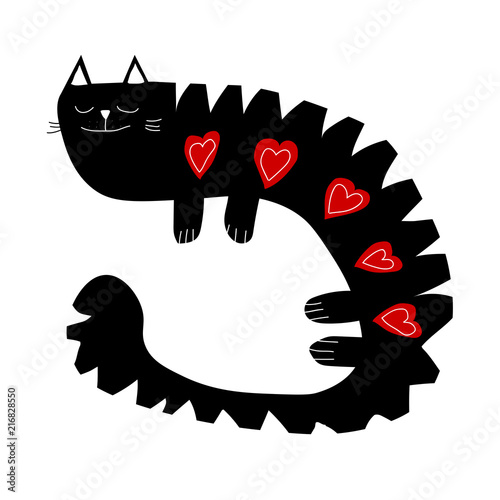 Cat art drawing