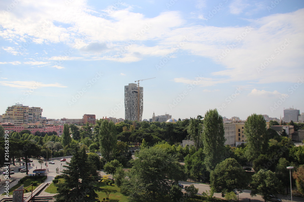 View of Tirana