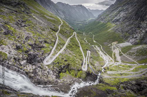 Trollstigen, More og Romsdal county, Norway photo