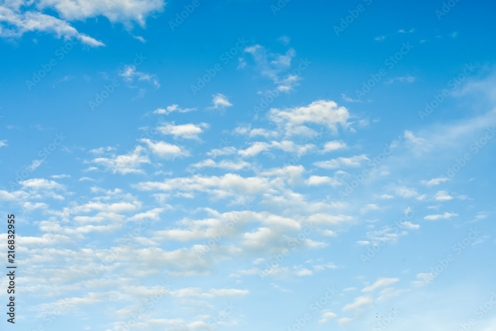 Beautiful blue sky with clouds, natural background Beautiful blue sky with clouds, natural background