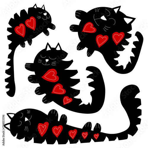 Cat art drawing