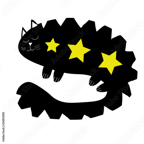 Cat art drawing