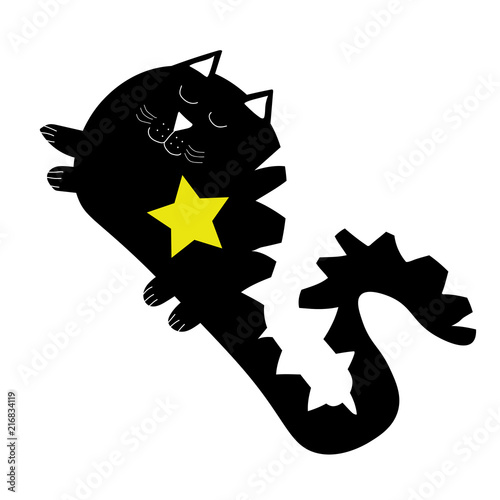 Cat art drawing