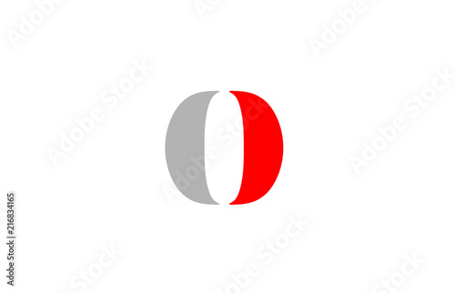 grey red alphabet letter o logo company icon design Free Download grey red alphabet letter o logo company icon design - GFXLoad