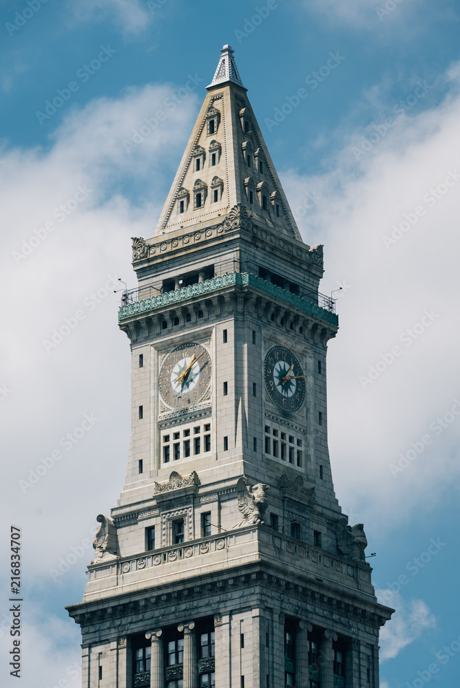 The Custom House Tower in Boston, Massachusetts