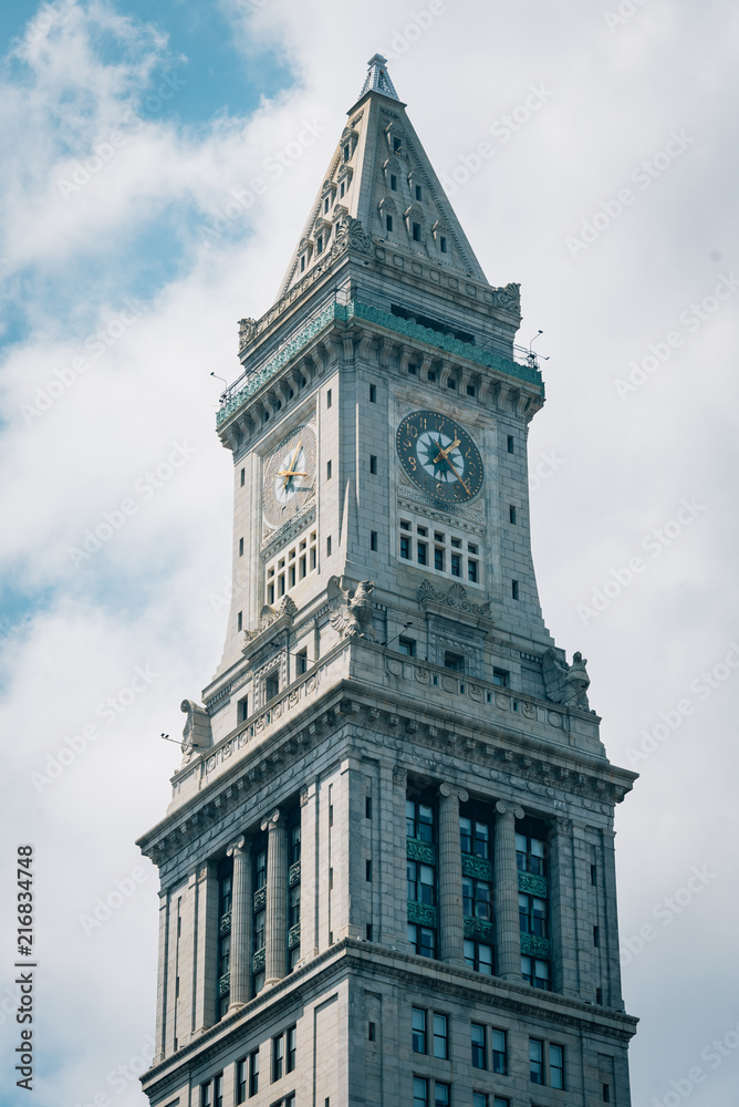 The Custom House Tower in Boston, Massachusetts