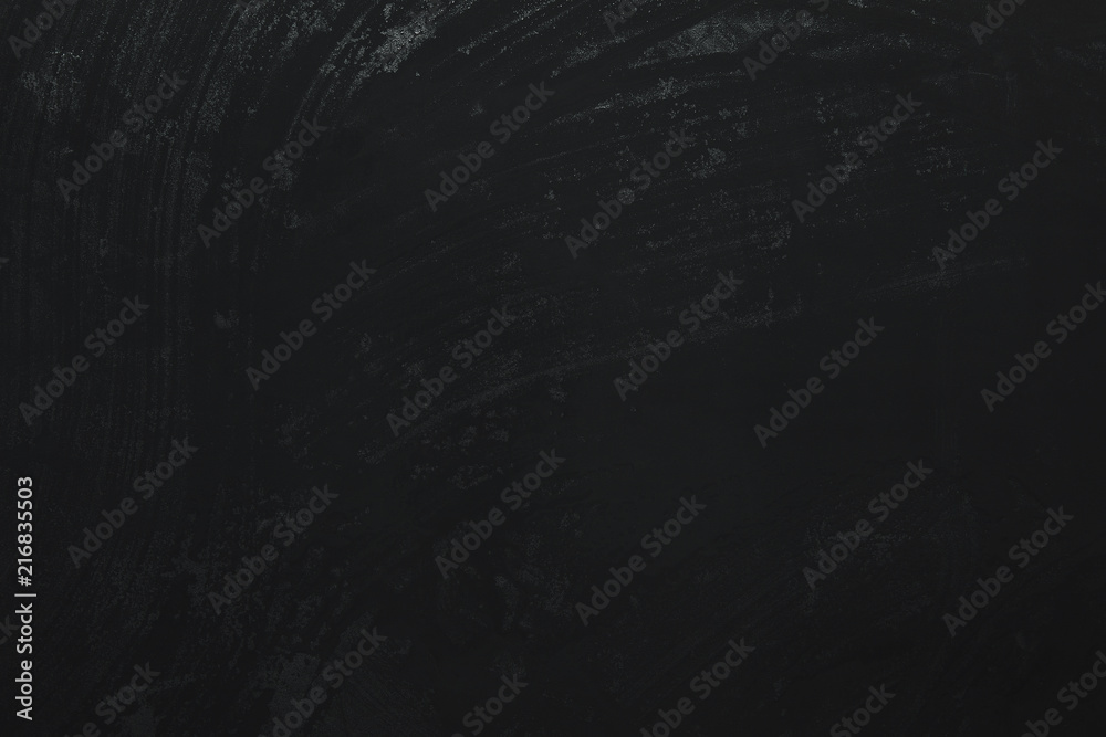 close-up view of empty black grunge background