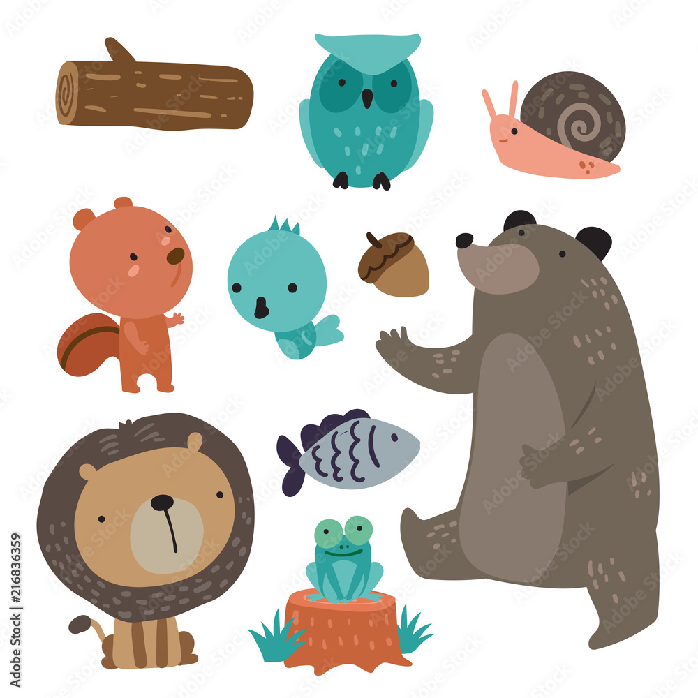 animals character vector design animals character vector design
