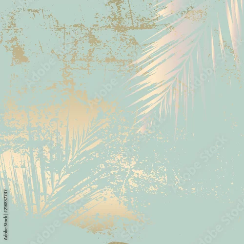 Obraz Autumn foliage rose gold blush background