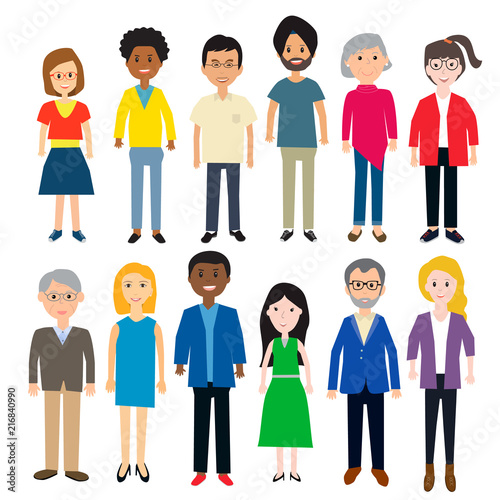 diverse people vector.illustration EPS 10.