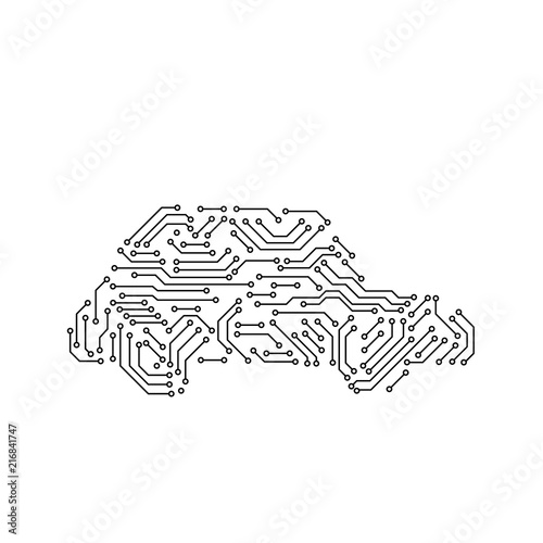 Printed circuit board black...