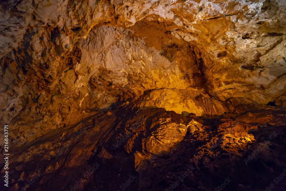 Vrelo Cave in the Matka Canyon of Macedonia in Summer Vrelo Cave in the Matka Canyon of Macedonia in Summer
