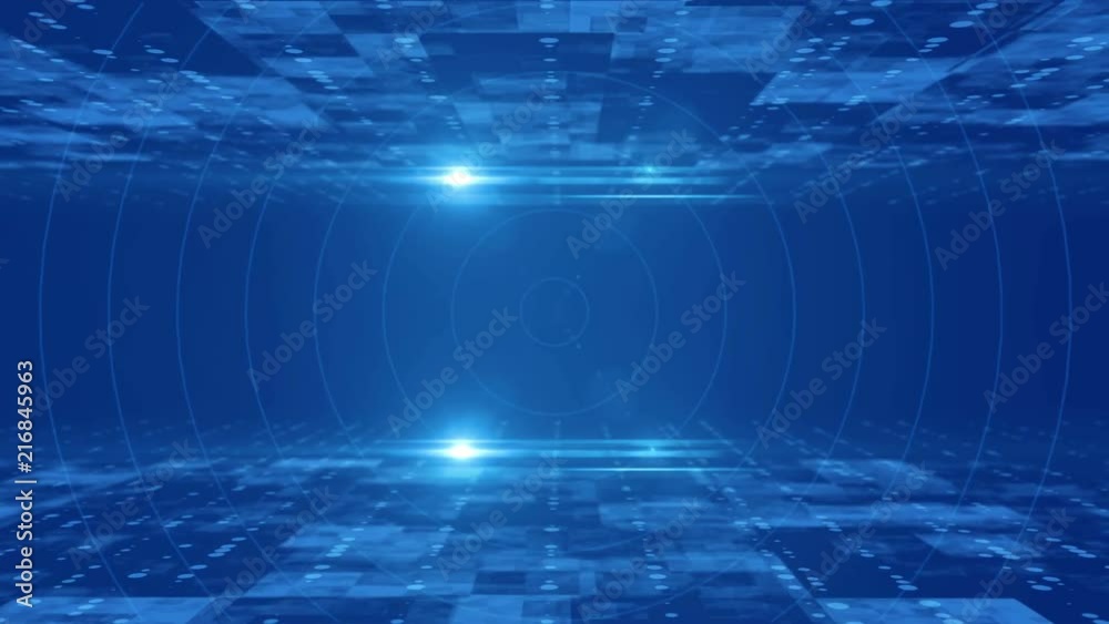 Futuristic background animation effect.