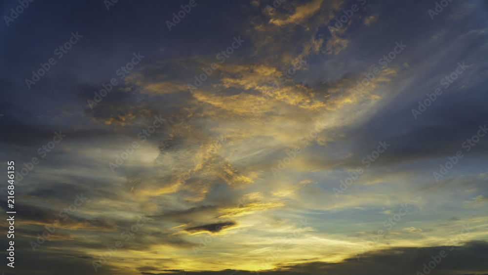 Sunset / sunrise with clouds beautiful sky Sunset / sunrise with clouds beautiful sky