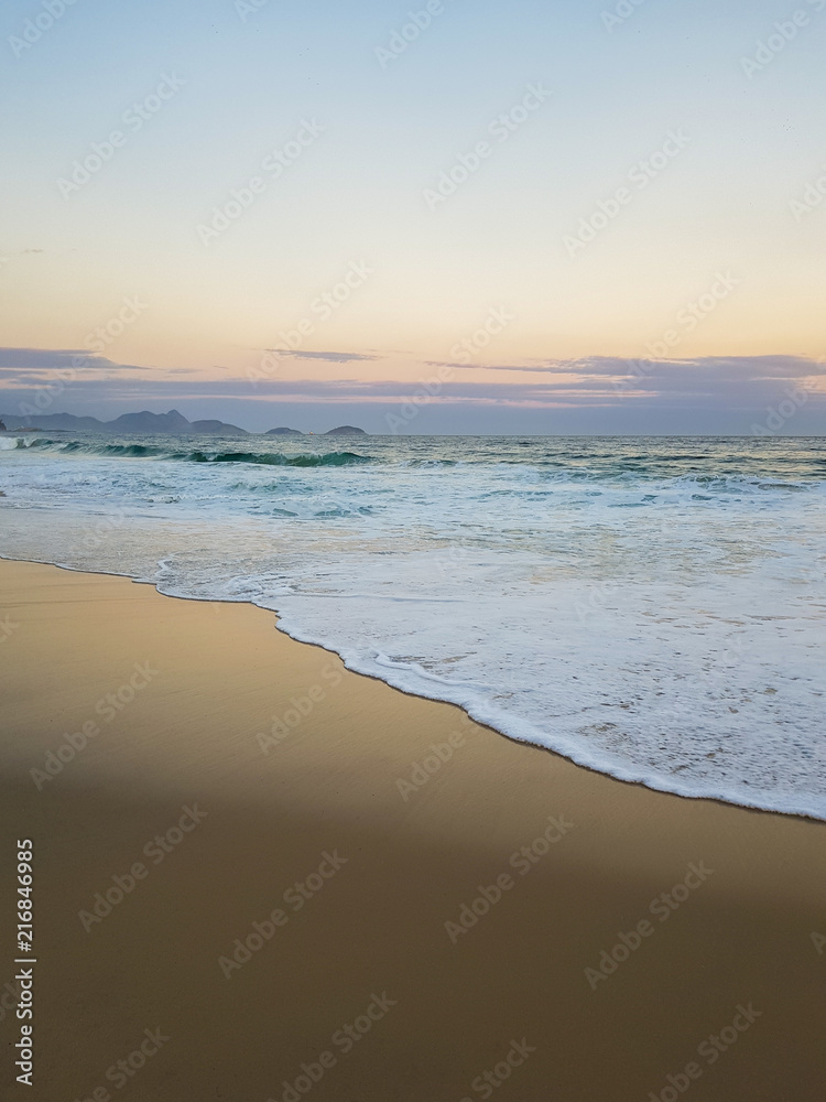 Fototapeta premium Por do Sol de Copacabana