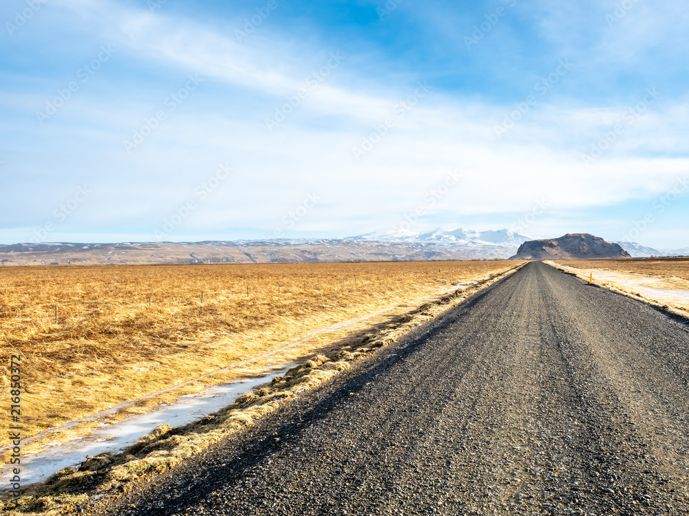 Fototapeta premium Rural road in Iceland