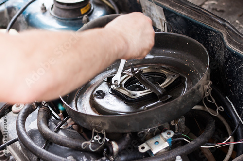 car engine repair service photo