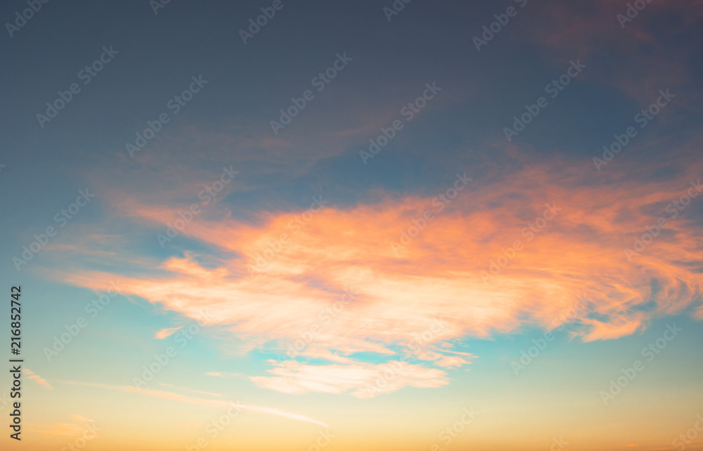 Fototapeta premium Protecting the Earth Concept: Dramatic Five-six-Color Sky