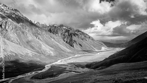Mountains landscape in Kirghizistan