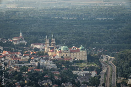 Klosterneuburg Panorama am Abend photo