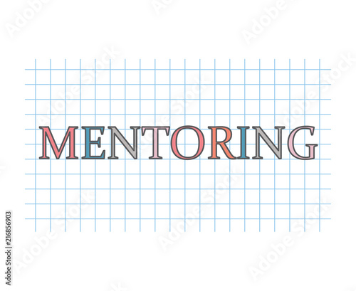 mentoring concept- vector illustration
