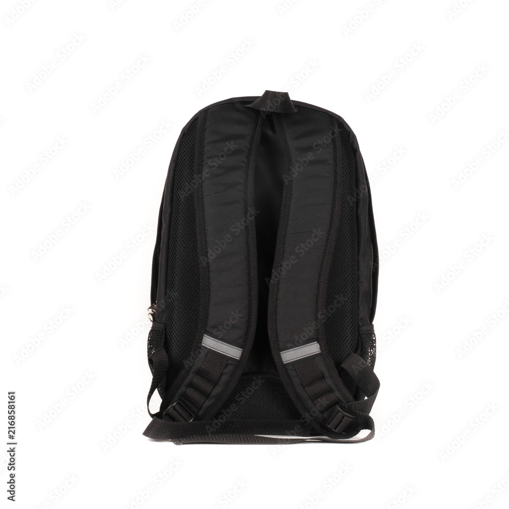 Backpack isolated on white background. Children's school satchel, colored briefcase for teens Backpack isolated on white background. Children's school satchel, colored briefcase for teens