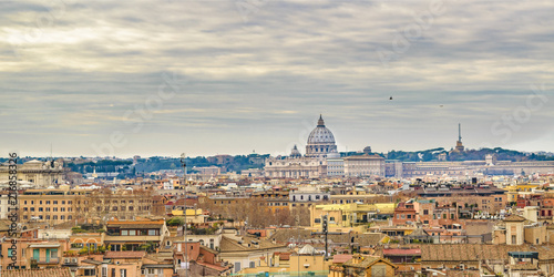 Photography Rome Aerial View From Pincio Viewpoint