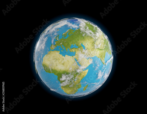 world planet earth Europe. ...