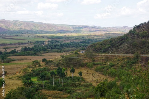 Landschaft - Landwirtschaft und Berge auf Kuba - Trinidad