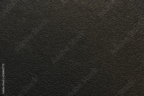 The texture of the black plastic ribbed surface for background