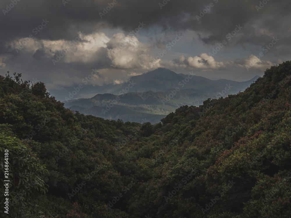 Indonesian vulcano view