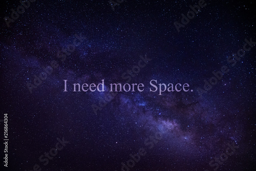 I need more space - Sternenbild photo