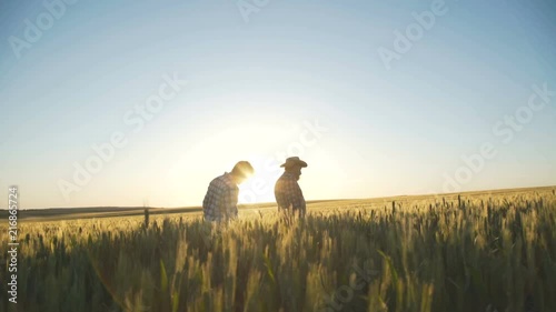 Father comments about farmland management his son to delivers the post photo