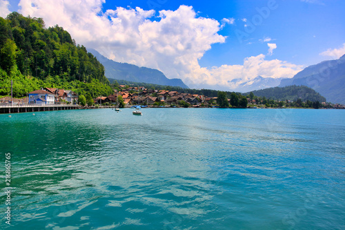 Fototapeta Naklejka Na Ścianę i Meble -  By the lake, Switzerland