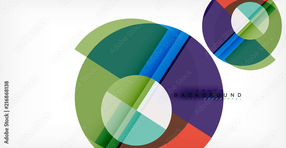 Vector circle abstract background Vector circle abstract background