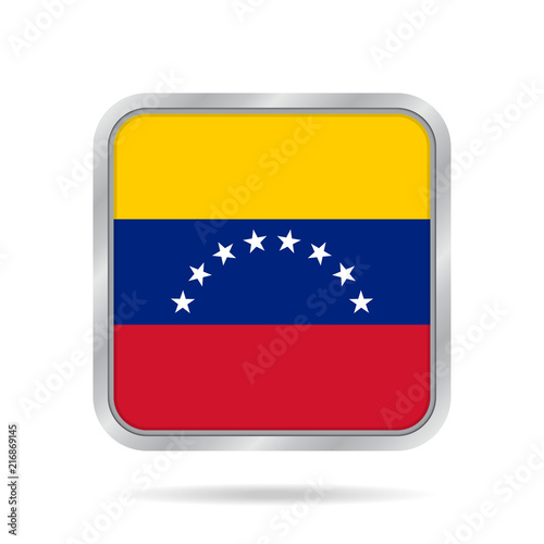 Flag of Venezuela. Shiny black round button. Free Download Flag of Venezuela. Shiny black round button. - GFXLoad
